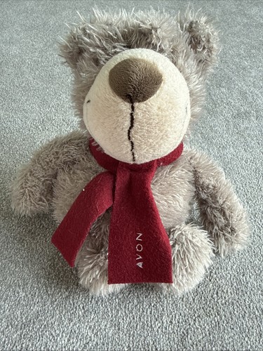 Avon teddy bear - bear, burgundy