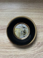 24K Gold Edged Ceramic Plate the Art of Chokin Design Made in Japan 6”