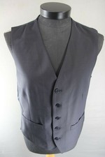 BRAND NEW GARETH SOUTHGATE ENGLAND STYLE BLACK WOOL RICH WAISTCOAT 40 INCH