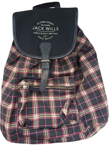 Jack wills check backpack - wills,