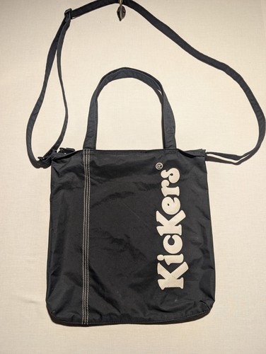 Kickers black tote shoulder - kickers,