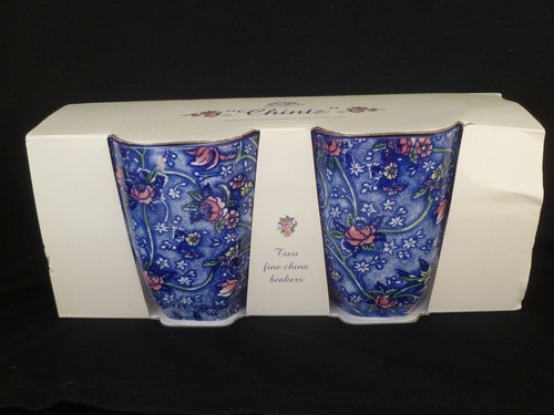 Ringtons blue chintz - blue, fine