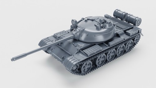 Ww2 ussr 55a - tank,, 3d