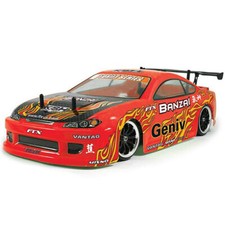 FTX Banzai 1/10 4WD Brushed Drift RTR RC Car with Batt, Chgr & 2.4ghz Radio Red