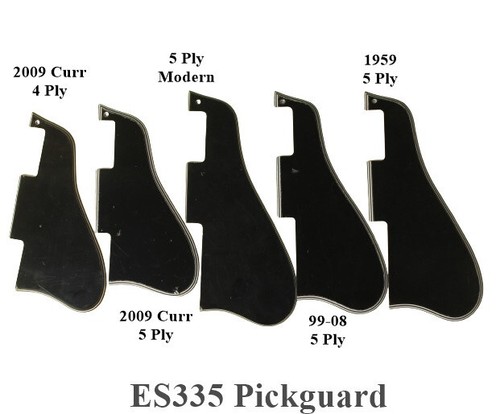 Es335 ply pickguard - es335, 5
