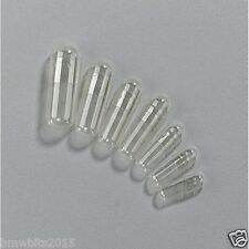 Empty Clear Gelatin Capsules Size 000 Extra Large Empty Pill Cases 100-50000