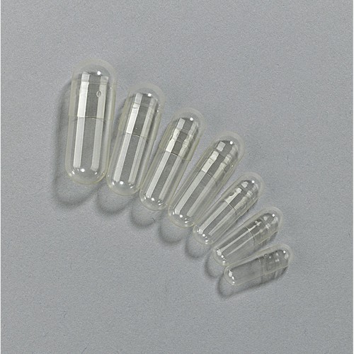 Empty clear gelatin capsules - empty,