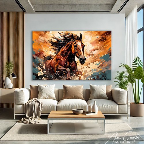 Horse wall art framed rustic - horse,