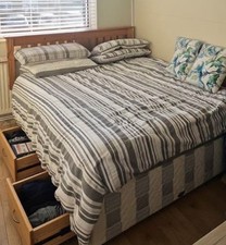 Double Bed and Matress Set