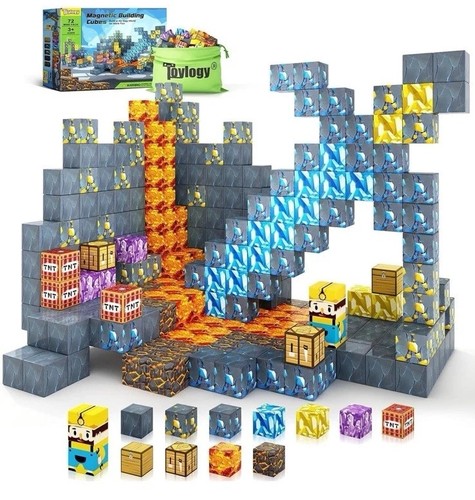Magnetic blocks build - magnetic, mine
