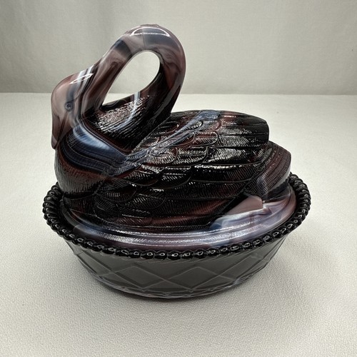Rosso slag swan nest - rosso, on