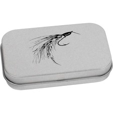 'Fishing Fly' Metal Hinged Tin