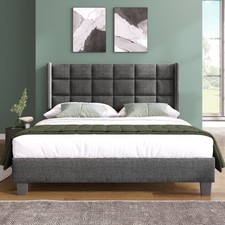Linen Bed Frame  Size 140 X