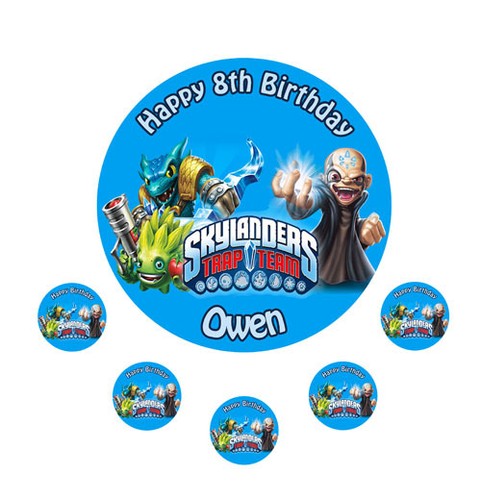 Trap team skylanders cake - skylanders,