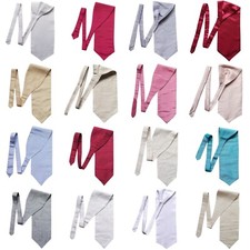 Cravat Cravats Wedding Self Tie Formal Ruche Scrunchie Mens Cravats