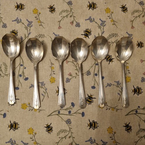 Vintage silver plate scalloped - plate,