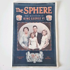 The Sphere Magazine December 19th 1936 The Accession of King George VI