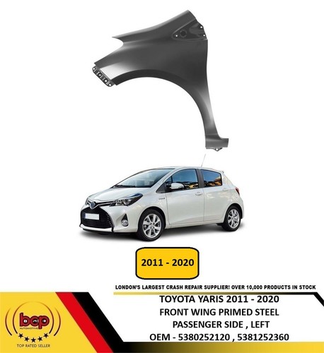 Toyota yaris 2011 - 2020, front