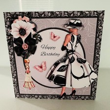Handmade 3D Decoupage Happy