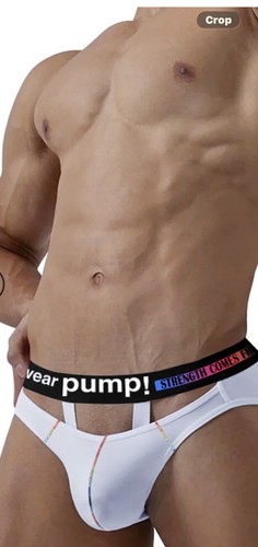 Mens lads pump - pump, white