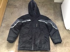 M&S Marks & Spencer Boys Winter Coat Jacket Age 9-10 Years Old Black Grey