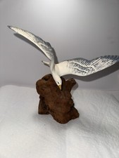 Seagull on Drift Wood Burl