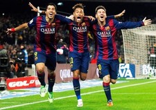 Lionel Messi, Neymar and Luis