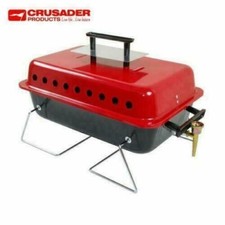 Crusader Barbeque Table Top Gas BBQ Cooker With Lava Rock Caravan Camping V950