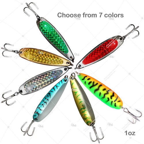 5pcs 1oz metal fishing - 4.5",