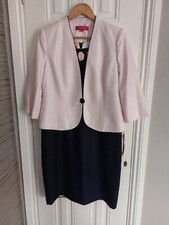 Jacques Vert, Navy/Pink Dress