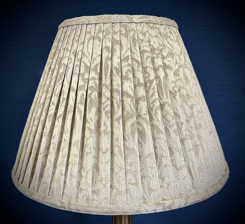 Cora dove pleated leaf fabric - cora,