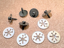 FITS JEEP  HEAT SHIELD METAL STAR LOCKING WASHER ENGINE & UNDER BODY CLIPS