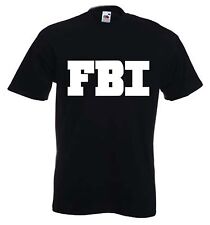 FBI T-SHIRT - Federal Bureau Of  Investigation Fancy Dress - FREE P&P