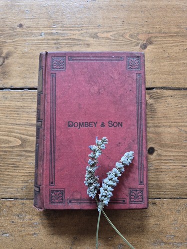 Antique vintage book dombey - antique,