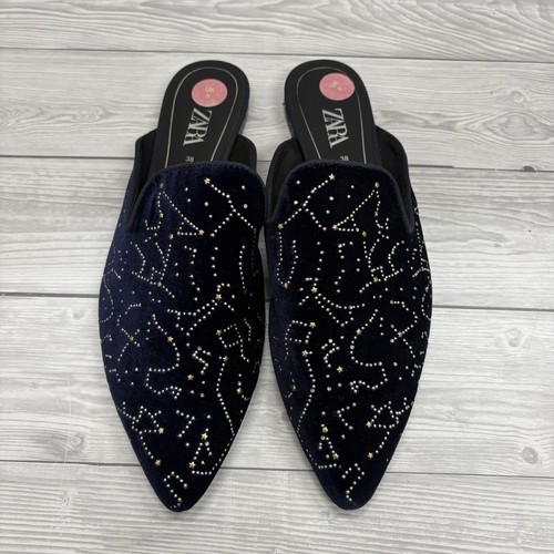Zara velvet embellished - zara,