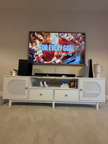 White rattan unit with - with, 2