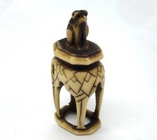 Japanese Antique Netsuke Dog