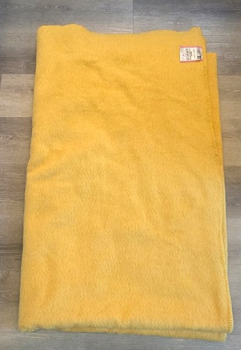 Vintage dormy blanket mustard - vintage,