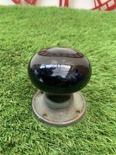 Vintage Porcelain & Brass Door