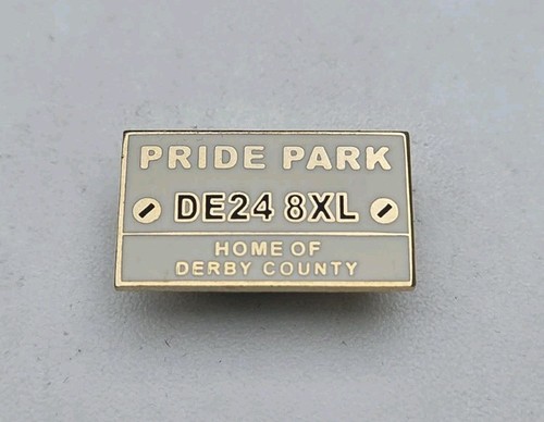 Derby county vintage pin badge - county,