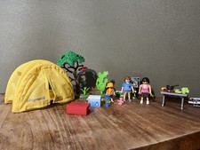 Playmobil Camping Tent 5435 Set Including Figures And Accessories