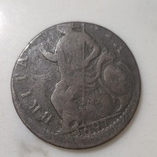 1697 William III Half Penny RARE 