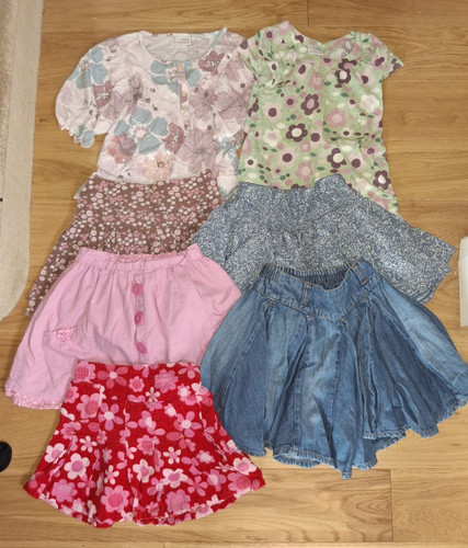 Girls bundle skirts and - pc,