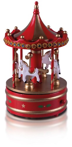 Mechanical carousel music box - mechanical,