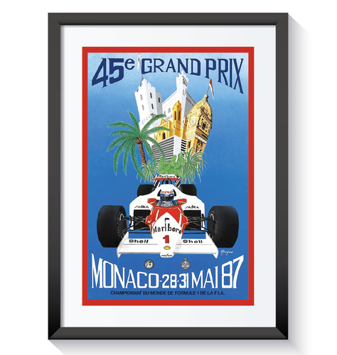 Monaco racing vintage - monaco,