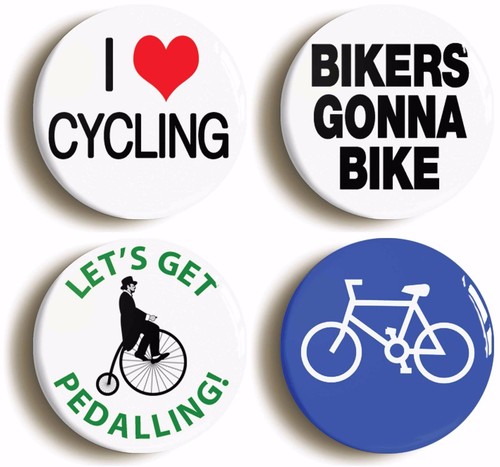 Cycling fan badge button pin - cycling,