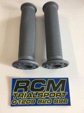 GREY MEDIUM RENTHAL HANDLE BAR GRIPS FOR OSET 24" JR Jr ELECTRIC TRAILS BIKE