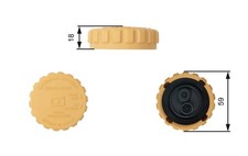 RC201 GATES Cap, coolant tank