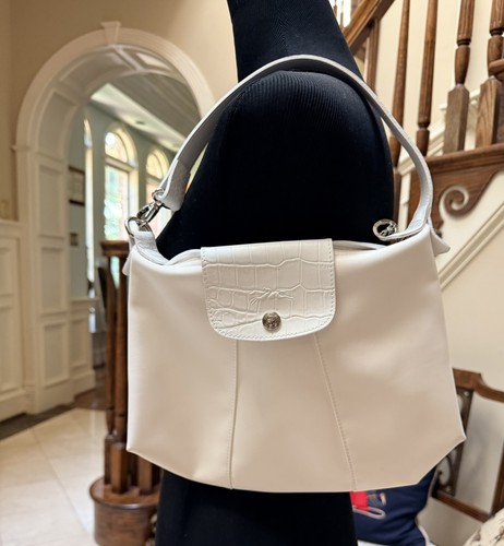 Longchamp pliage white - pliage, cuir