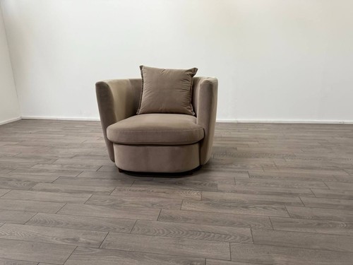 Virgil velvet cuddle chair - chair, –